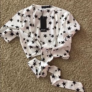 NastyGal wrap shirt!